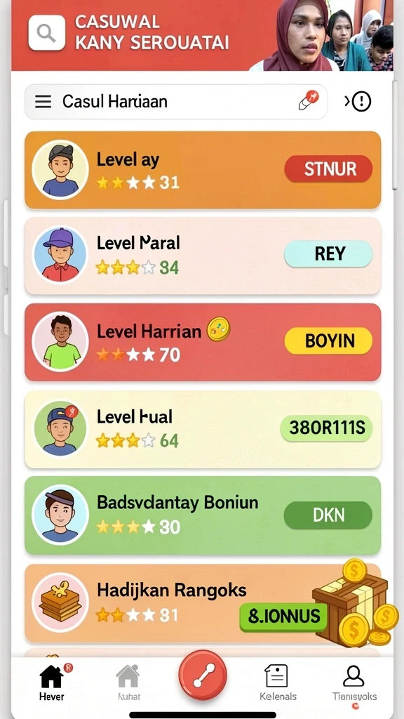 99zk - Gambar gameplay saat menyelesaikan tantangan.