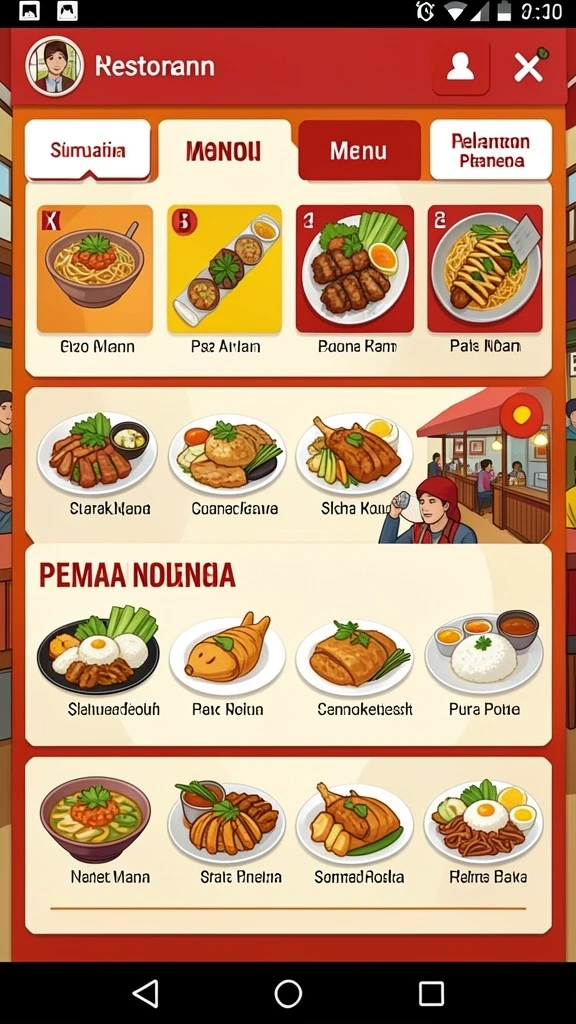 idamantoto - Tampilan antarmuka yang menarik dan mudah digunakan.