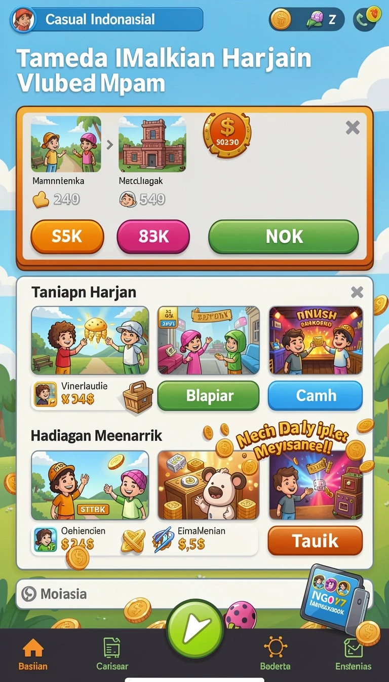 jkt8 - Tampilan awal yang menarik dan interaktif.