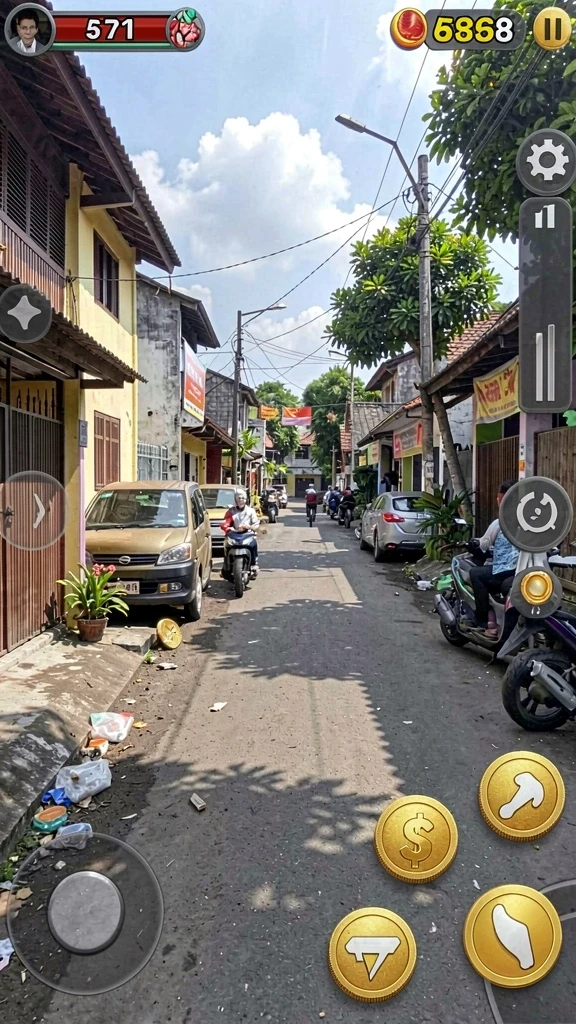 t6 - Kustomisasi karakter yang beragam.