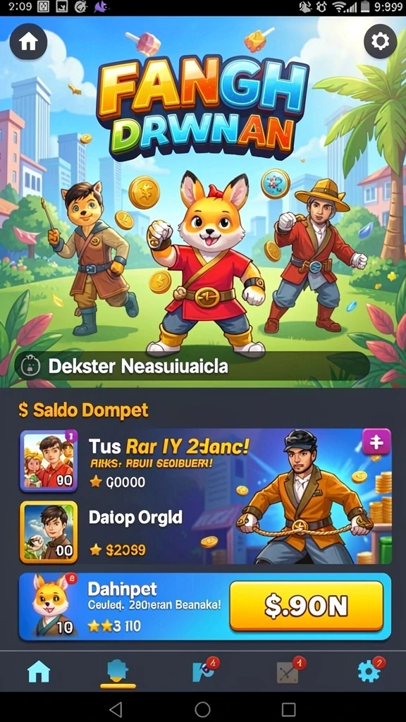 winpkr - Screenshot menunjukkan antarmuka permainan yang menarik.